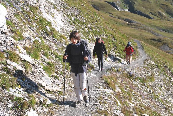 A l'école des Andes - GR5  Les Houches -Tignes le Lac