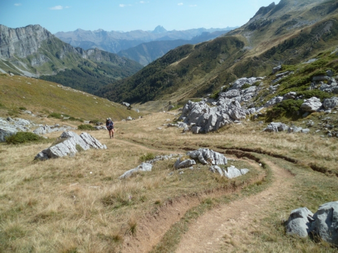 A l'école des Andes - GR10 Etsaut à St Jean Pied de Port